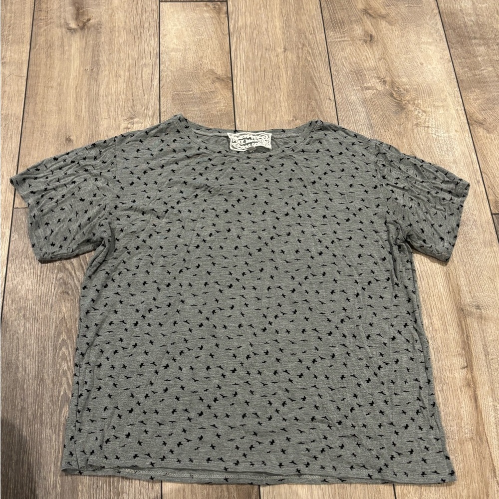 Pink Martini Gray Short Sleeve Tee